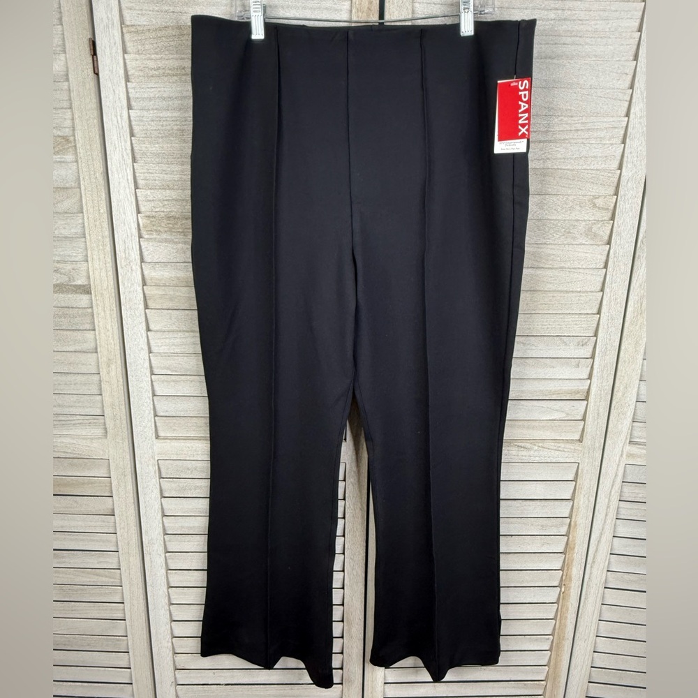 SPANX (Supersmooth) PerfectFit Ponte Micro Flare Pant Black-2X(petite)